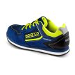 Sparco Gymkhana Dani S1P SRC munkavédelmi cipő kék sárga 45