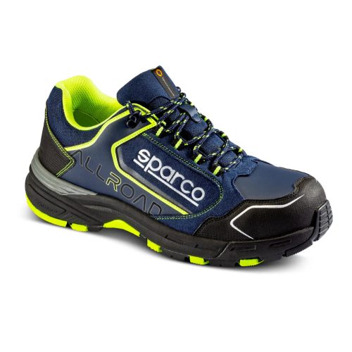 Sparco Allroad Sochi ESD S3S SR FO HRC munkavédelmi cipő kék sárga 40