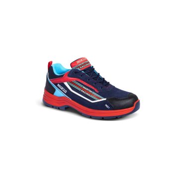   Sparco Indy Sanremo ESD S3S munkavédelmi cipő Martini Racing kivitel kék piros